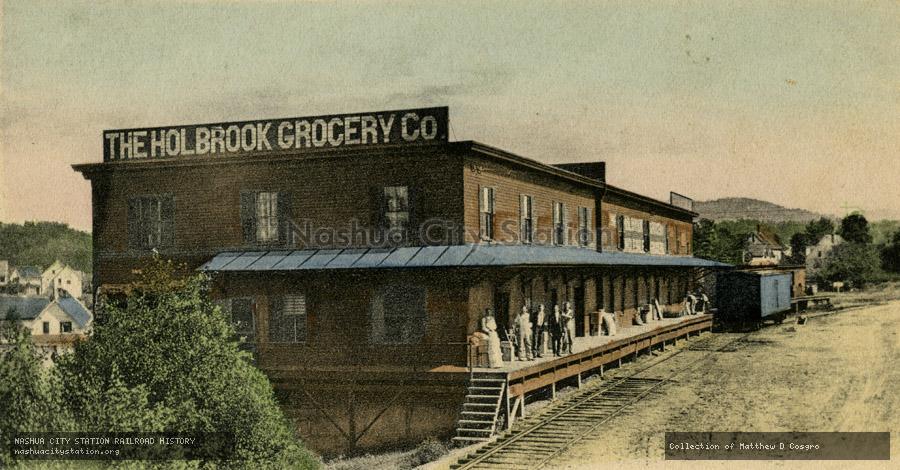 Postcard: Woodsville, N.H., Holbrook Grocery Co.